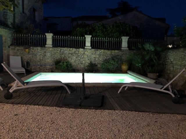 Maison De Plain Pied Pour 4 Pers Piscine Lussan Lussan  Exterior photo